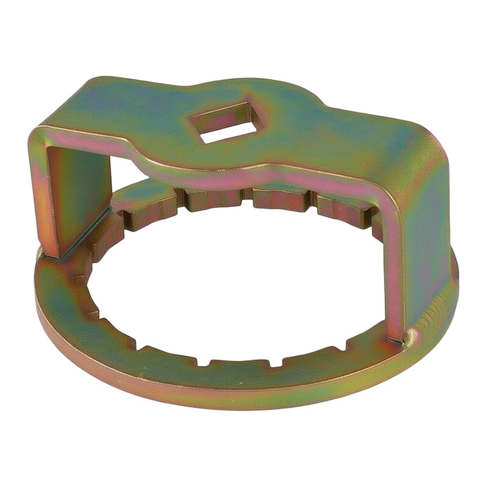 Oil Filter Wrench - 74.7mmオイルフィルターレンチソケット、15溝、1/2インチドライブ、ボクスホール・オペル用、人気ブランド。 新品で高品質