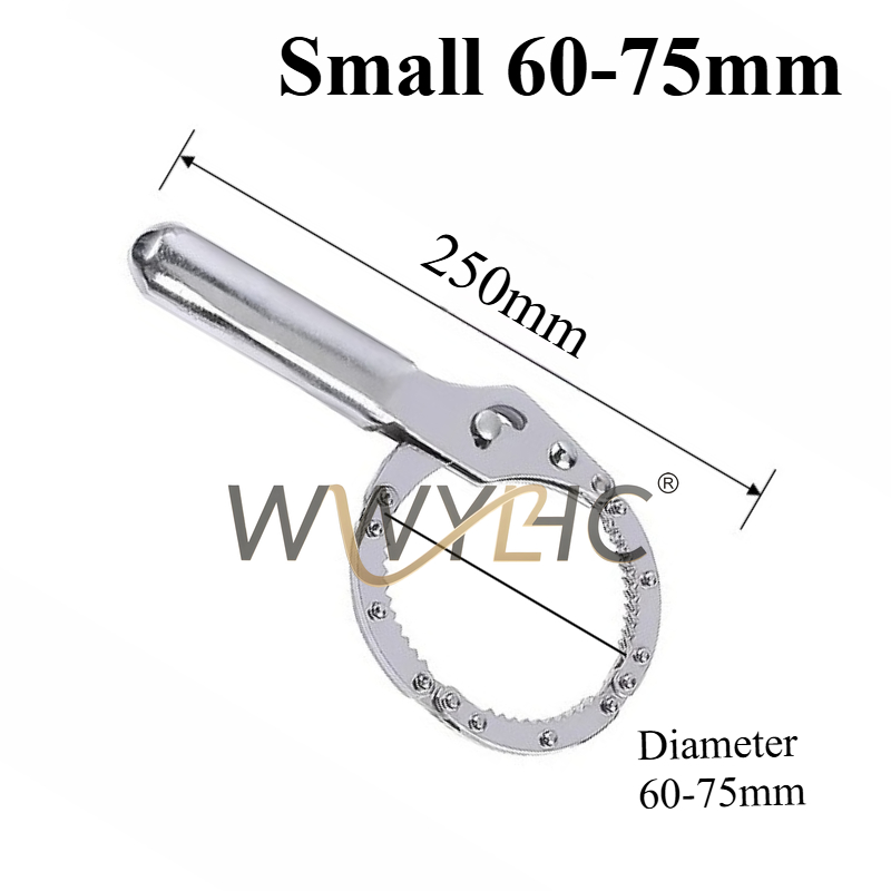 Oil Filter Wrench - 自動車オイルフィルターエレメント分解ツールに適しています 調整可能なオイルグリッド分解ボールカフフィルターレンチツール