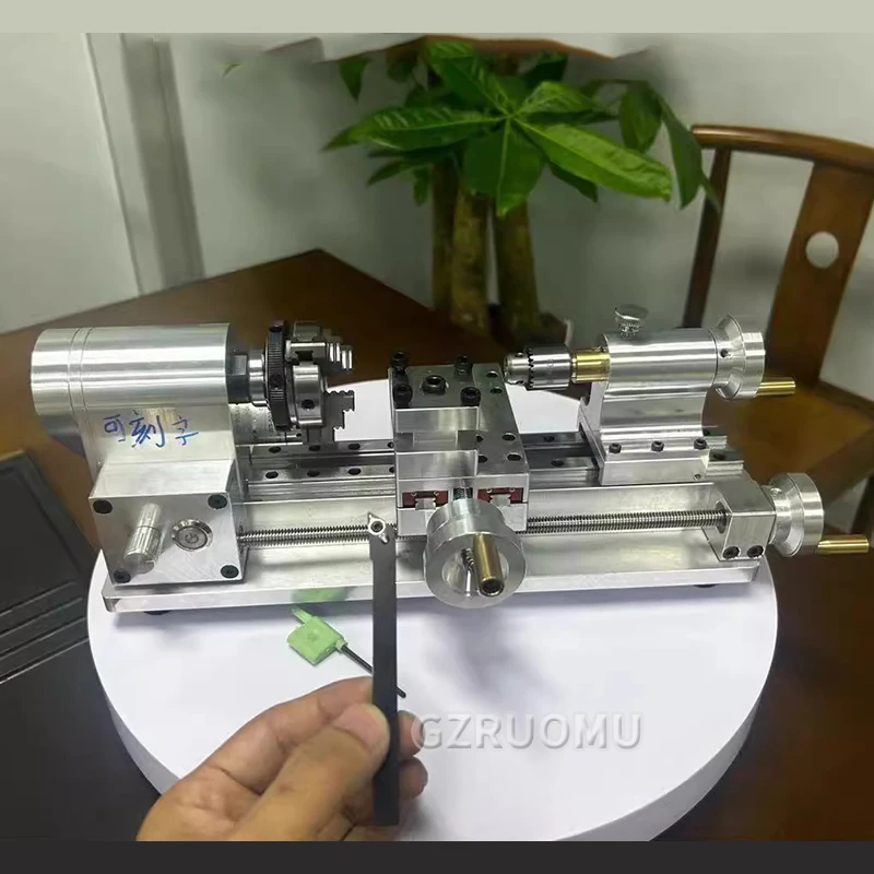 DIY ミニ旋盤多機能家庭用木工自家製小型旋盤ポータブルデス - Brake Drum Lathe のレビューと価格